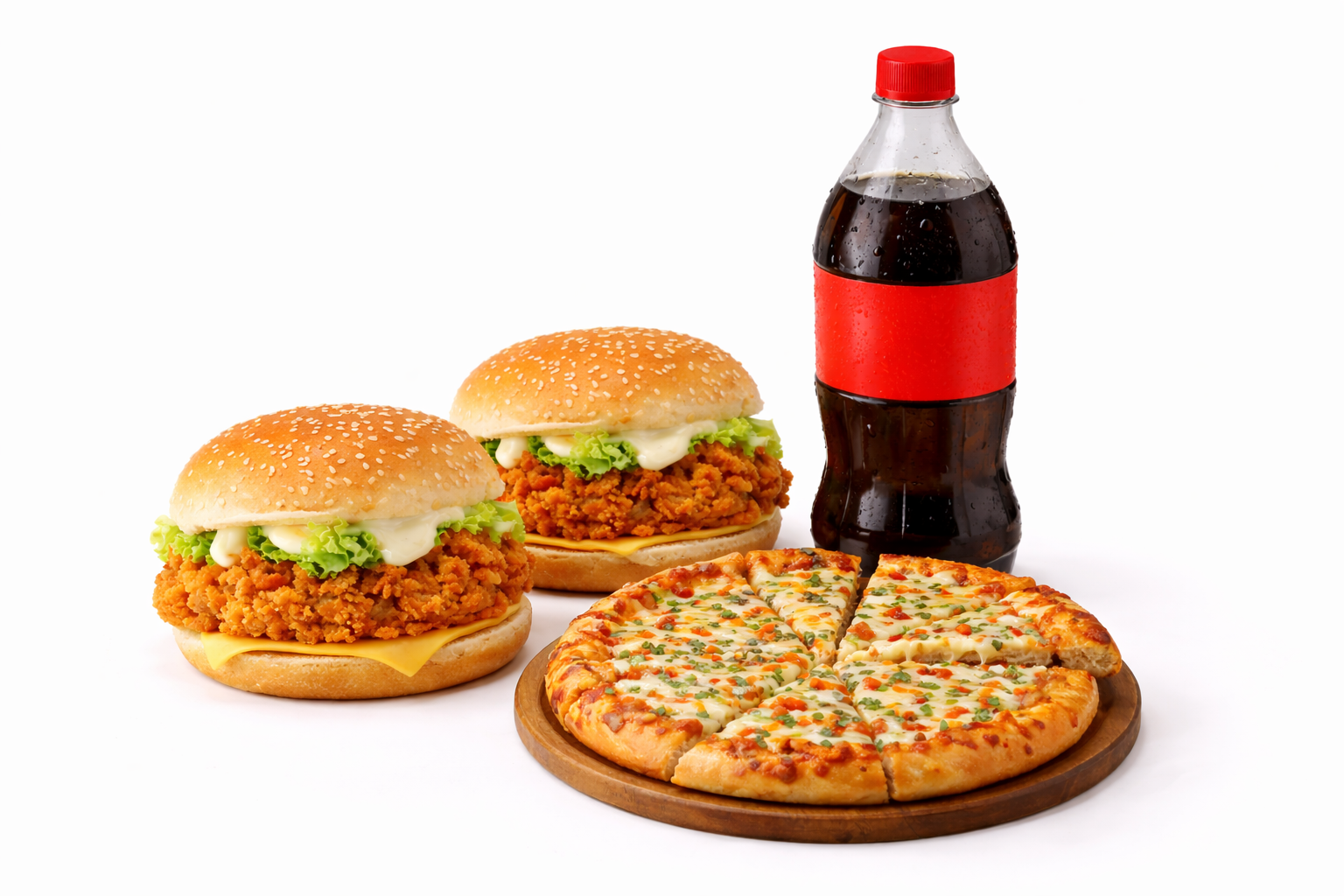 Deal No.11 (Small Pizza + Zinger + 1 Ltr)