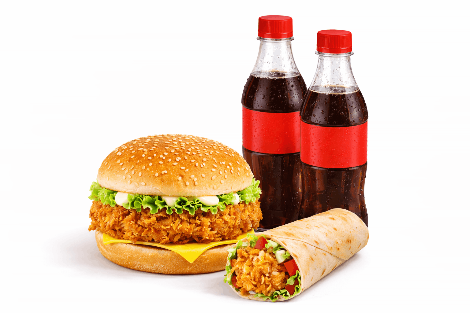 Deal No.5 (Zinger Burger + Zinger Roll + 2 Drink)