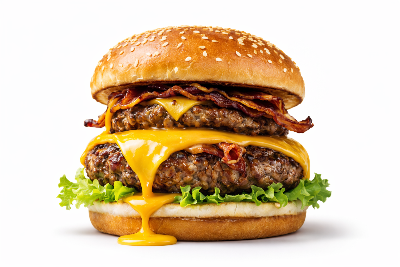 Beef Double Decker Burger